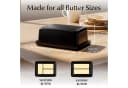 MiaMio Butterdose mit Deckel Schwarz Keramik Bild 3