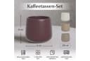 MiaMio Tasse Nami Kaffeebecher Beige Canyon 4-tlg. Keramik ohne Henkel Bild 3