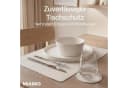 MiaMio Tischsets Set 8-teilig Weiß Lederoptik abwaschbar Bild 4