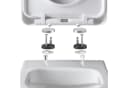 blumfeldt WC-Sitz Senzano Toilettendeckel Weiß Absenkautomatik Bild 1