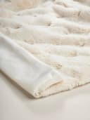 Star Home Textil Webpelzdecke Rhombus Beige 150x200 Bild 3
