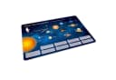 nikima Tischset Vinyl Sonnensystem Kinder Abwaschbar Bild 2