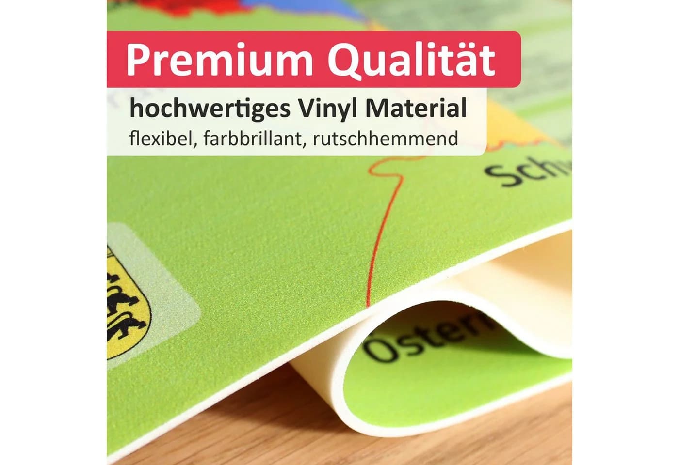 nikima Platzset stabiles Vinyl Tischset Bunt A3 Deutschland - Bild 5