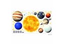 nikima Wandtattoo Sonnensystem PVC-Folie Bunt Bild 2