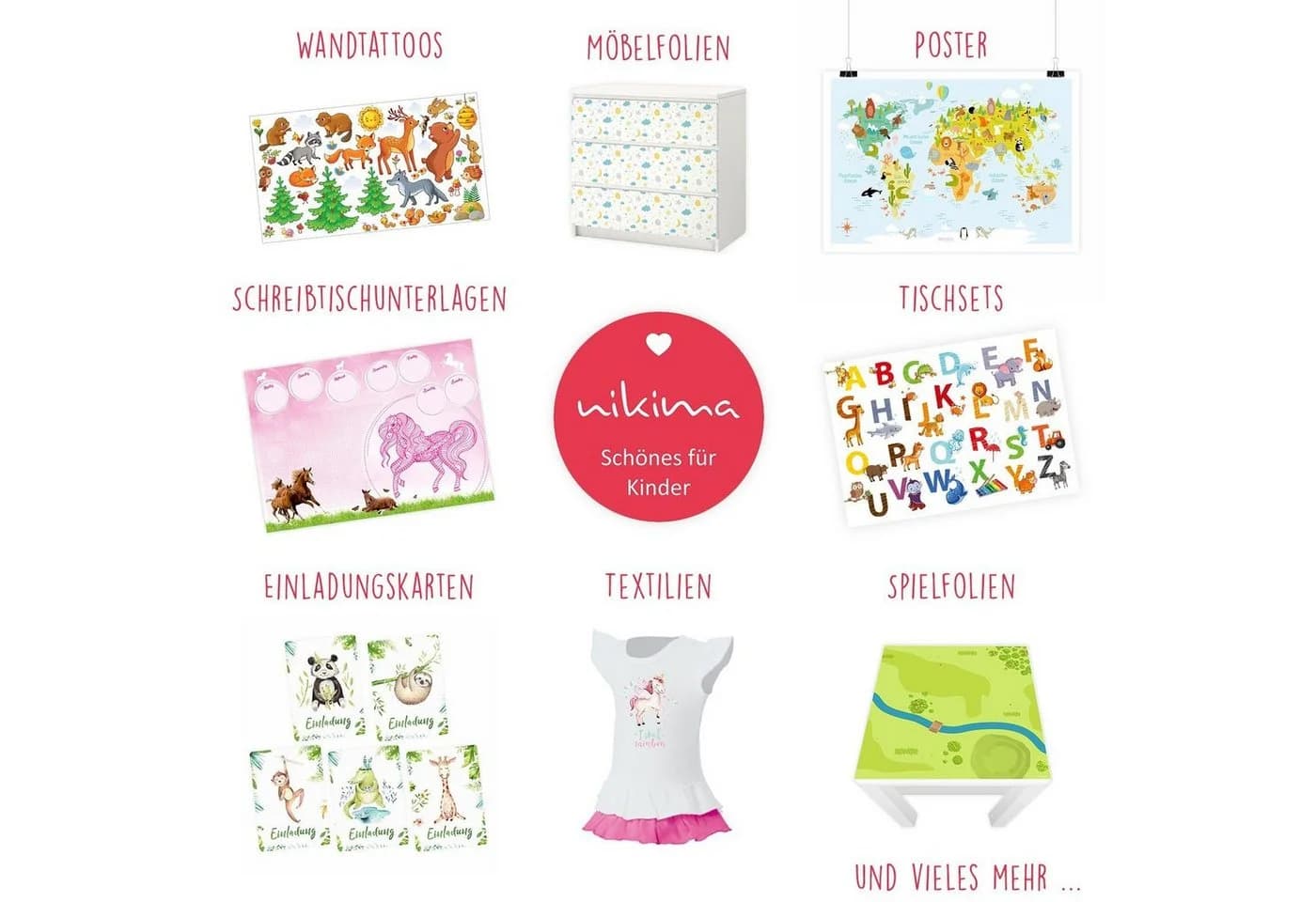 nikima Wandtattoo Sonnensystem PVC-Folie Bunt - Bild 5