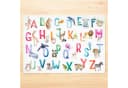 nikima Platzset Vinyl A3 Tier ABC Aquarell Kinder Abwaschbar Bunt Bild 1