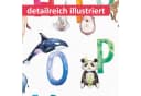 nikima Platzset Vinyl A3 Tier ABC Aquarell Kinder Abwaschbar Bunt Bild 4