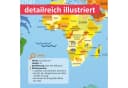 nikima Platzset Vinyl Weltkarte Kinder Abwaschbar Bunt Bild 4