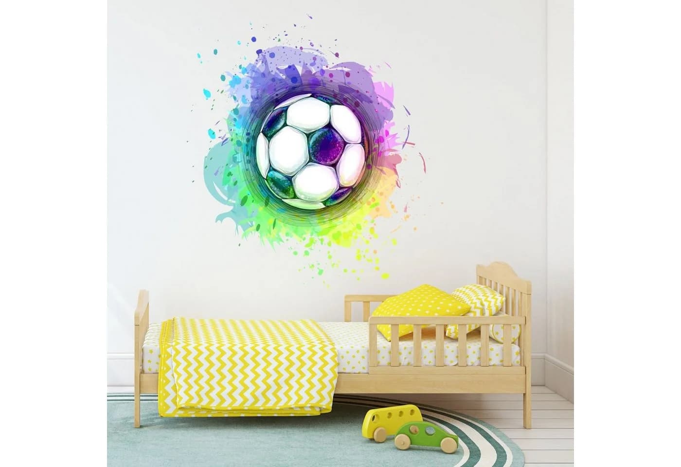 nikima Wandtattoo Fußball Soccer PVC-Folie - Bild 3