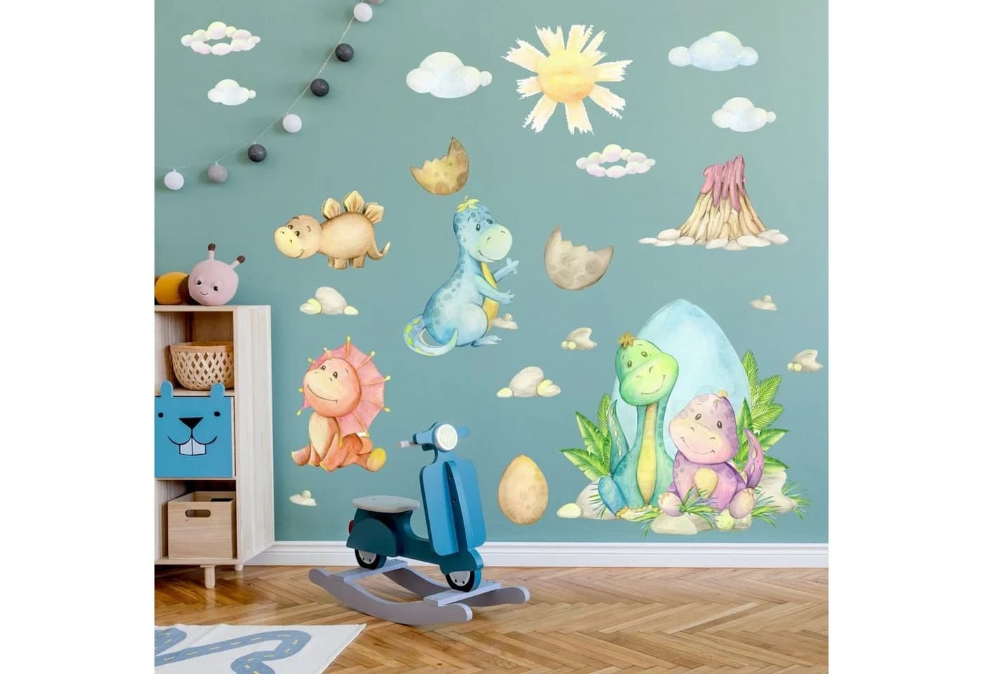 nikima Wandtattoo Baby Dinosaurier PVC-Folie - Bild 4