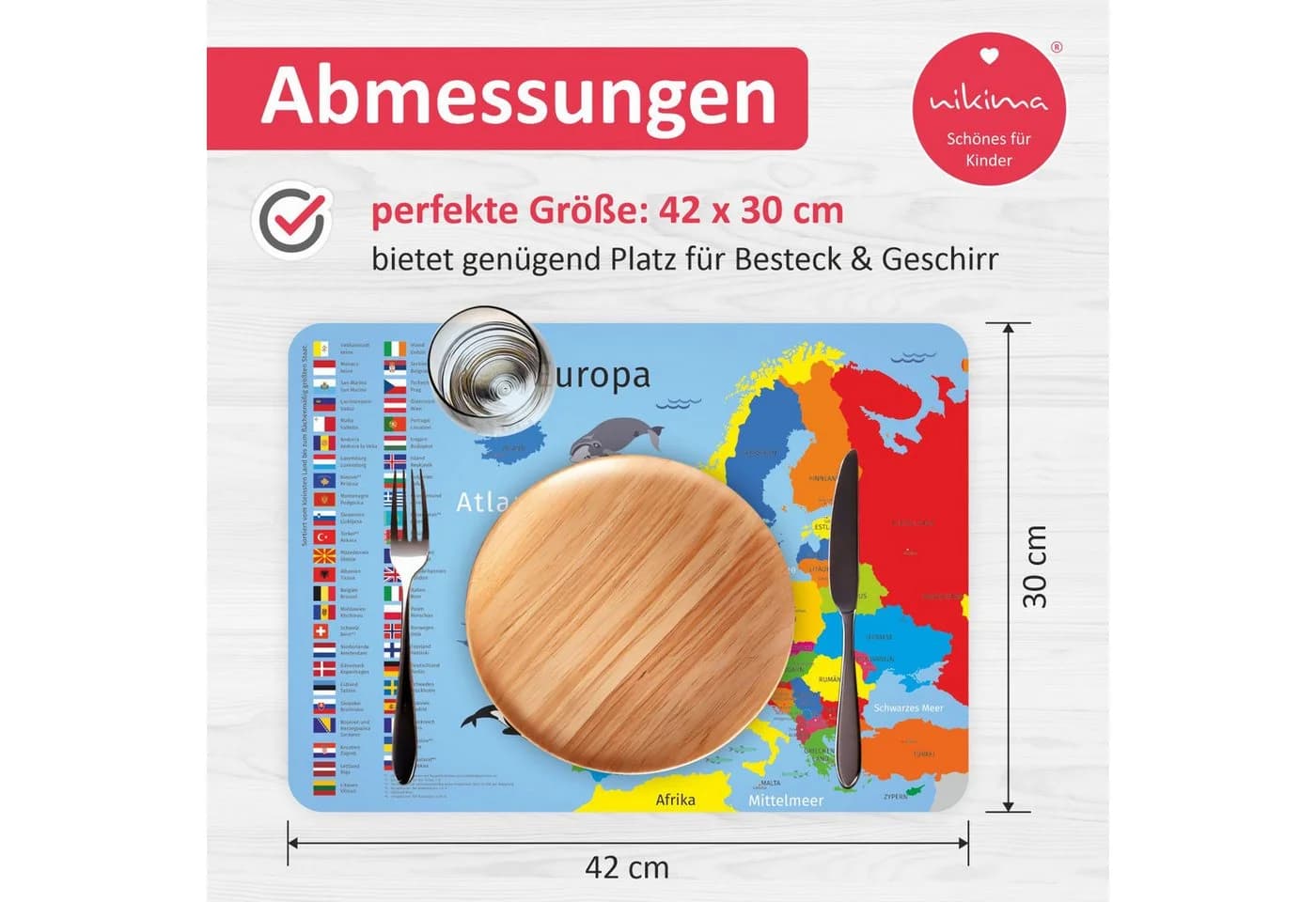 nikima Platzset Europa, 1-Stück - Bild 3