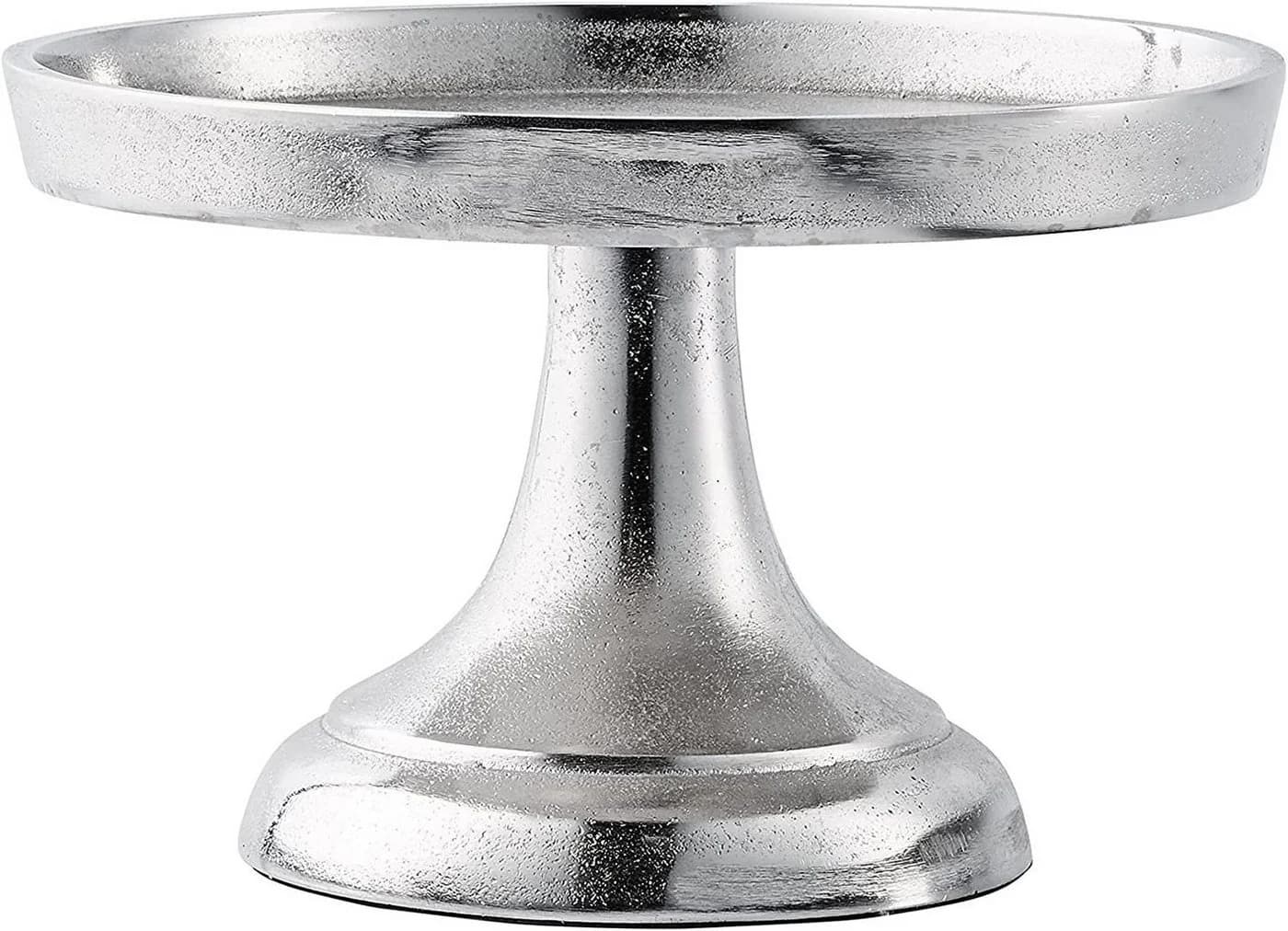 MichaelNoll Dekoteller Aluminium Silber Dekoschale
