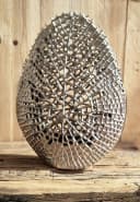 MichaelNoll Dekovase Blumenvase Kunstblumen Gitter-Optik Bild 2