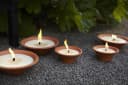 MichaelNoll Outdoorkerze Flammschalen 4 Stück Terracotta Bild 4