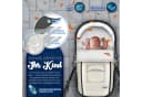 KIDUKU Babyfußsack Winter Beige Wasserdicht mit Wickelfunktion Bild 5