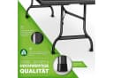 tillvex Gartentisch Buffettisch klappbar Rattan 180x75cm Bild 3