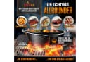 grillas Dutch Oven Set mit Deckelheber & Rezeptbuch - Gusseisen Feuertopf Bild 1