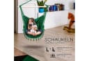 tillvex Hängesessel mit 2 Kissen, grün, Hängestuhl mit Getränkehalter Bild 3