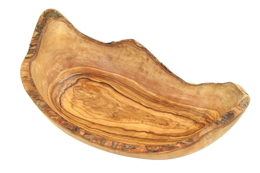 Olivenholz-erleben Seifenschale Oval Rustikal aus Olivenholz
