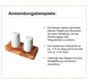 Olivenholz-erleben Salz- und Pfefferstreuer Set ALBERT auf Olivenholz-Sockel Bild 5