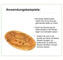 Olivenholz-erleben Seifenschale Oval Braun Massivholz Bild 5
