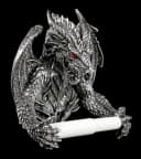 Figuren Shop GmbH Toilettenpapierhalter Obsidian Drache Gothic Deko Bild 1