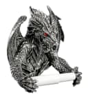 Figuren Shop GmbH Toilettenpapierhalter Obsidian Drache Gothic Deko Bild 2