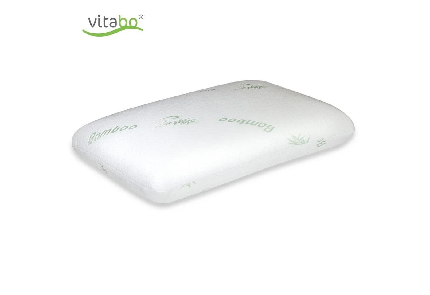 Vitabo Nackenkissen Ergonomisches Kissen Seitenschläfer Bambus-Bezug 60x40 - Bild 2
