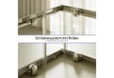 i-flair Eckdusche Schiebetür DIANA 70x70 cm ESG Glas silber Bild 5