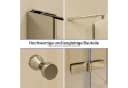 i-flair Eckdusche Alice ESG Glas Silber Bild 4