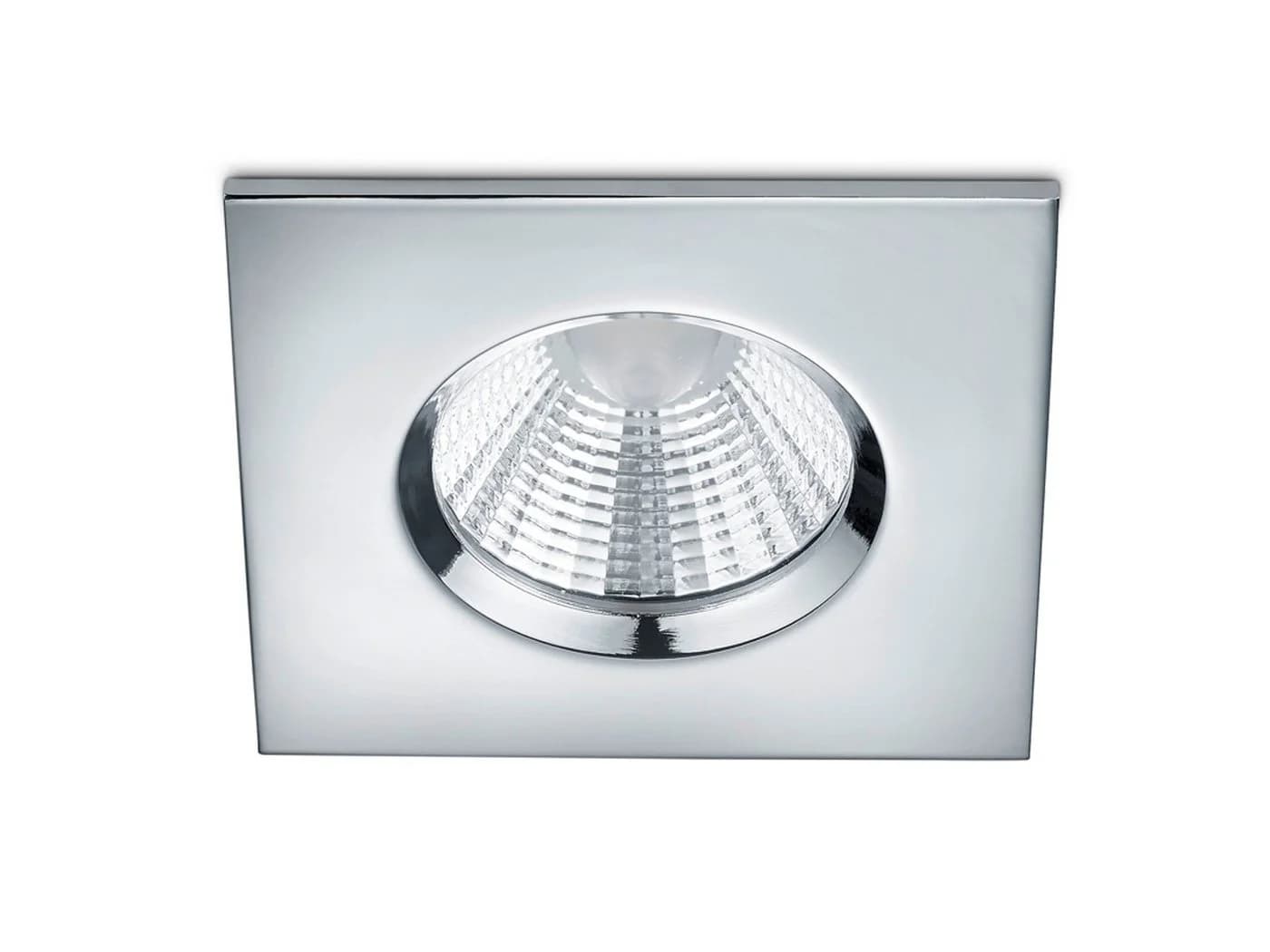 TRIO Leuchten LED Einbaustrahler 4er-Set Dimmbar Warmweiß Silber