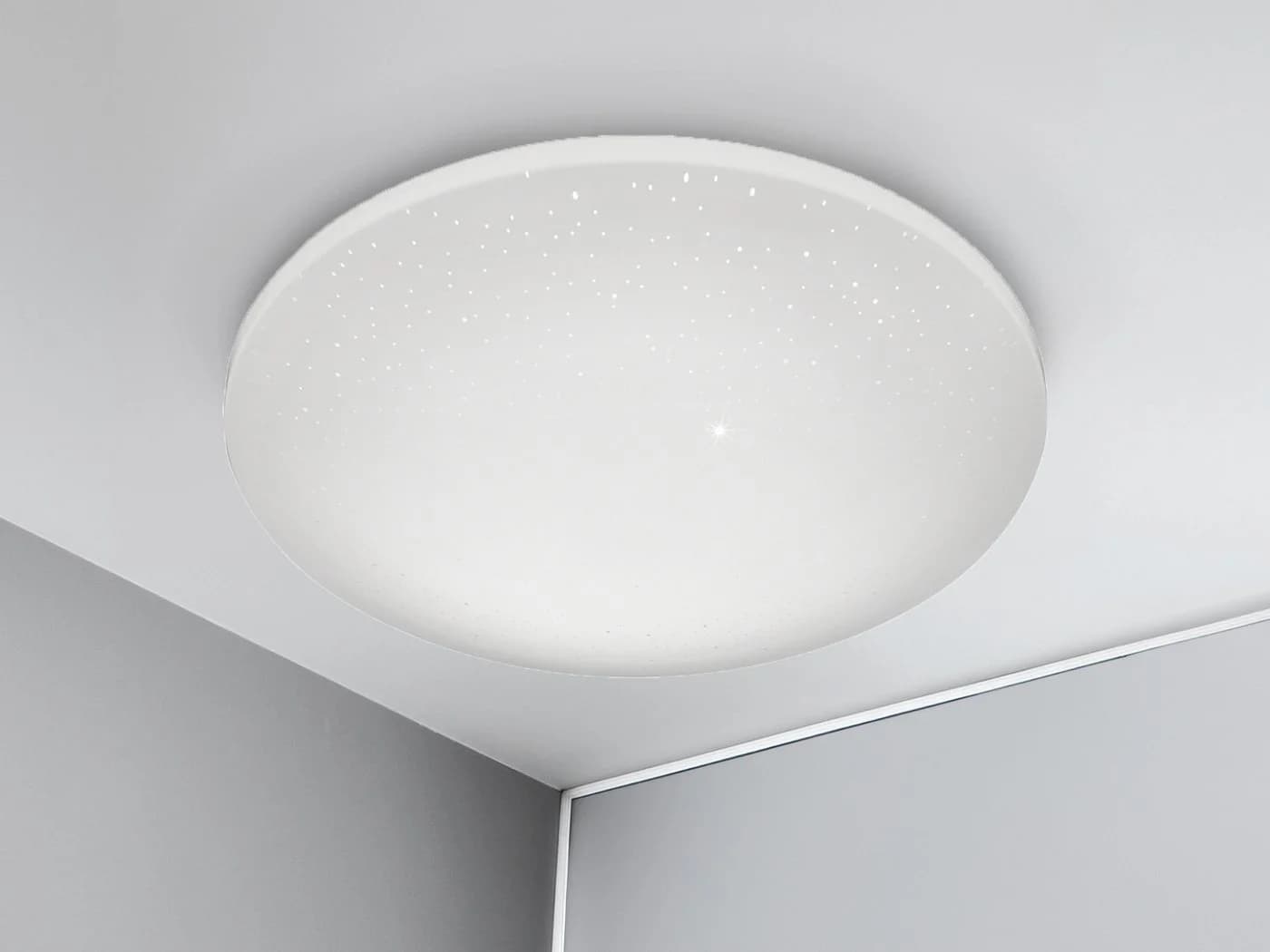 meineWunschleuchte LED Deckenleuchte SILMA Weiß Sternenhimmel IP44 - Bild 3