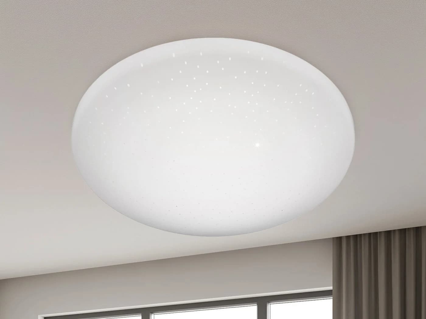 meineWunschleuchte LED Deckenleuchte SILMA Weiß Sternenhimmel IP44 - Bild 5
