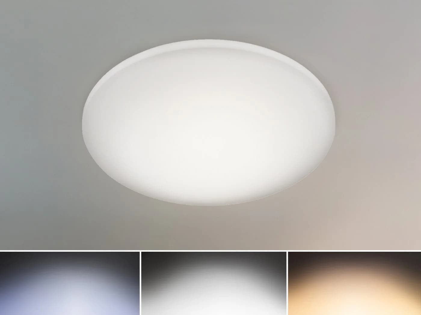 meineWunschleuchte LED Deckenleuchte Dimmfunktion Nachtlichtfunktion Ø 40cm