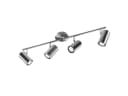 meineWunschleuchte LED Deckenstrahler 4-flammig Silber Bild 2