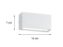 TRIO Leuchten LED Außen-Wandleuchte 2er-Set Weiß Warmweiß Bild 3