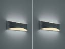 TRIO Leuchten LED Außen-Wandleuchte Warmweiß 2er-Set Fassaden-Beleuchtung Up Down Bild 3