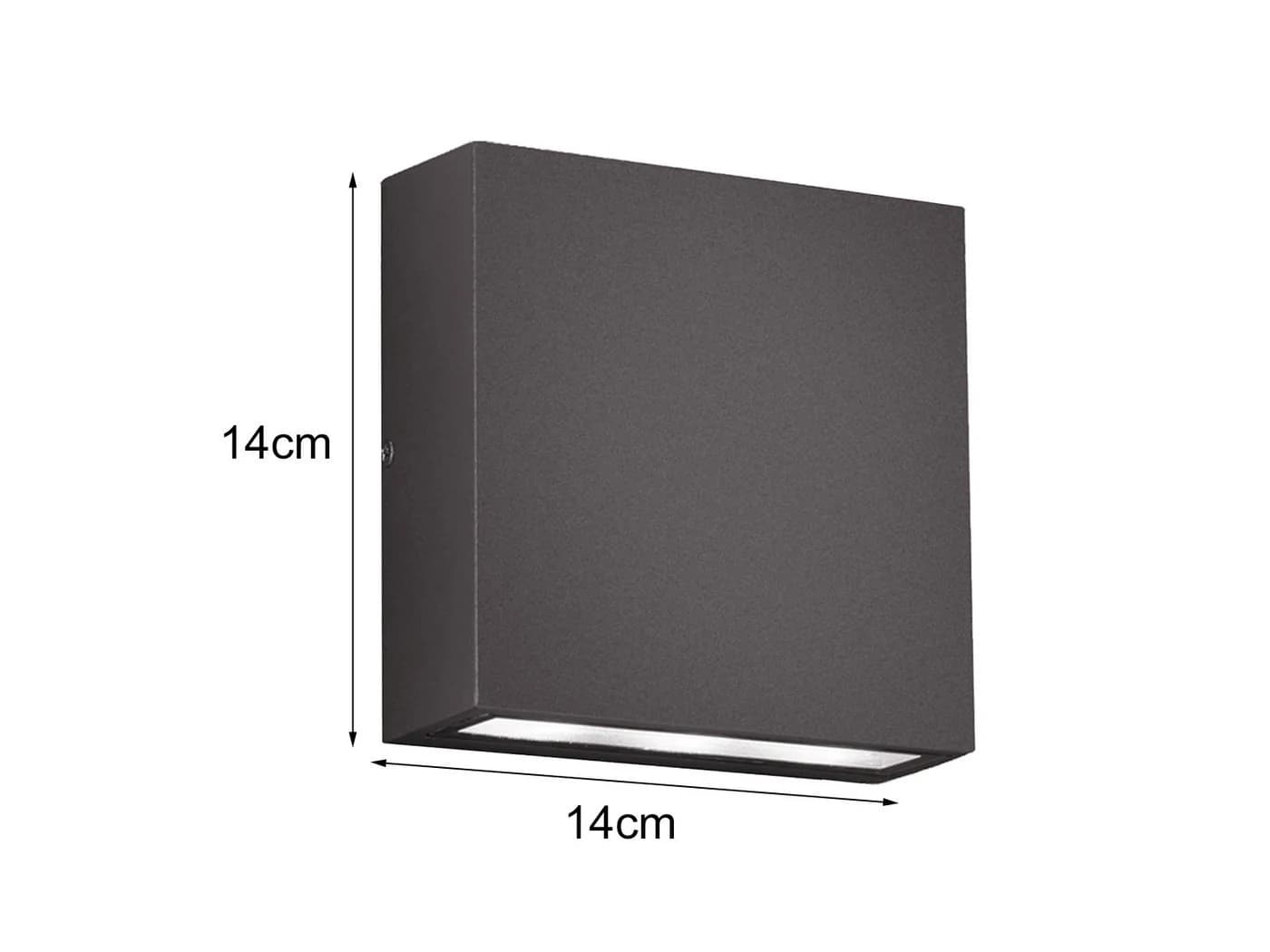 TRIO Leuchten LED Außen-Wandleuchte 2er-Set Anthrazit Aluguss - Bild 4
