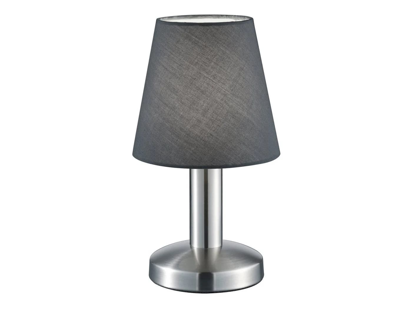 TRIO Leuchten LED Nachttischlampe Touch Dimmbar Grau Silber - Bild 2