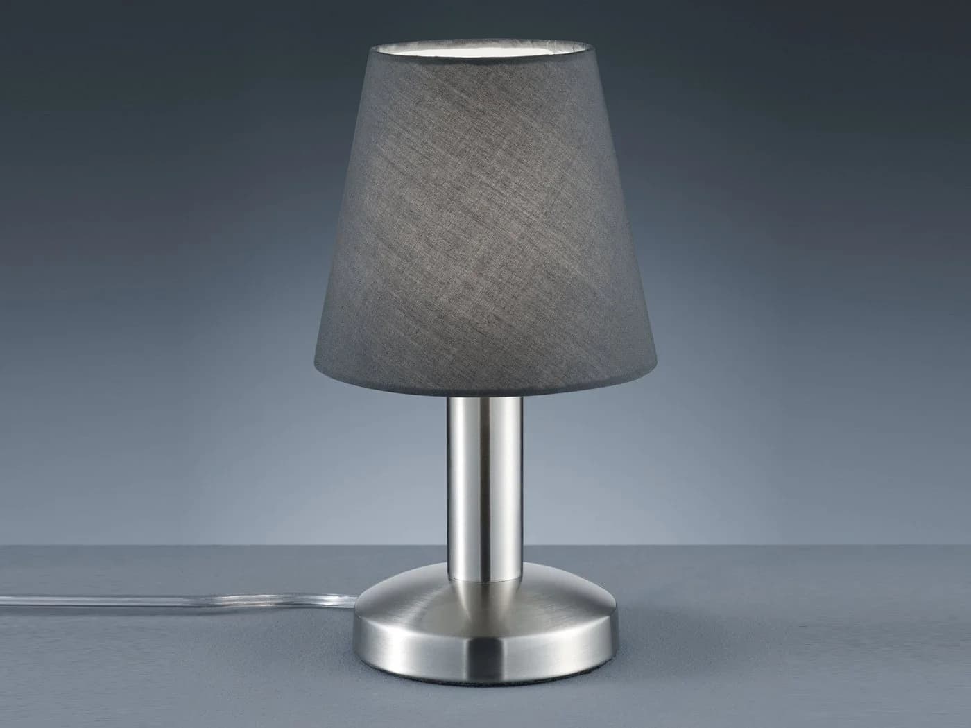 TRIO Leuchten LED Nachttischlampe Touch Dimmbar Grau Silber - Bild 3