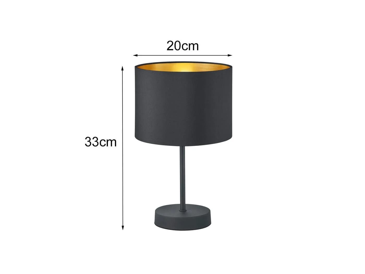 TRIO Leuchten LED Tischleuchte Dimmfunktion Warmweiß Gold - Bild 4