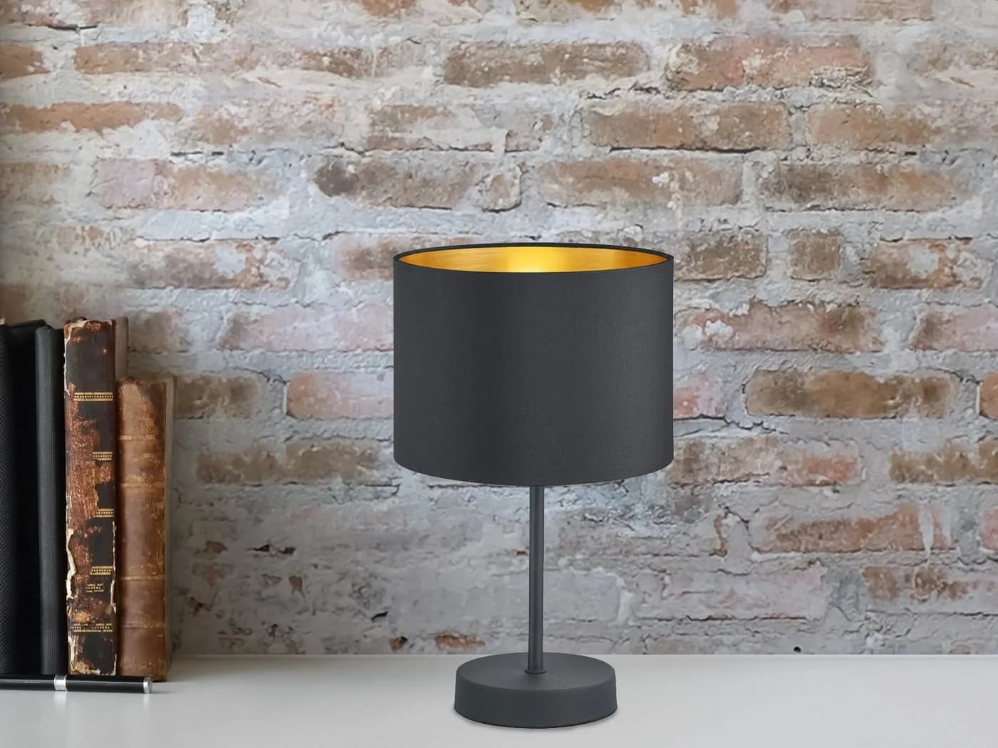 TRIO Leuchten LED Tischleuchte Dimmfunktion Warmweiß Gold - Bild 5