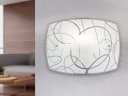 TRIO Leuchten LED Wandleuchte Opal-Glas Weiß Silber Bild 1