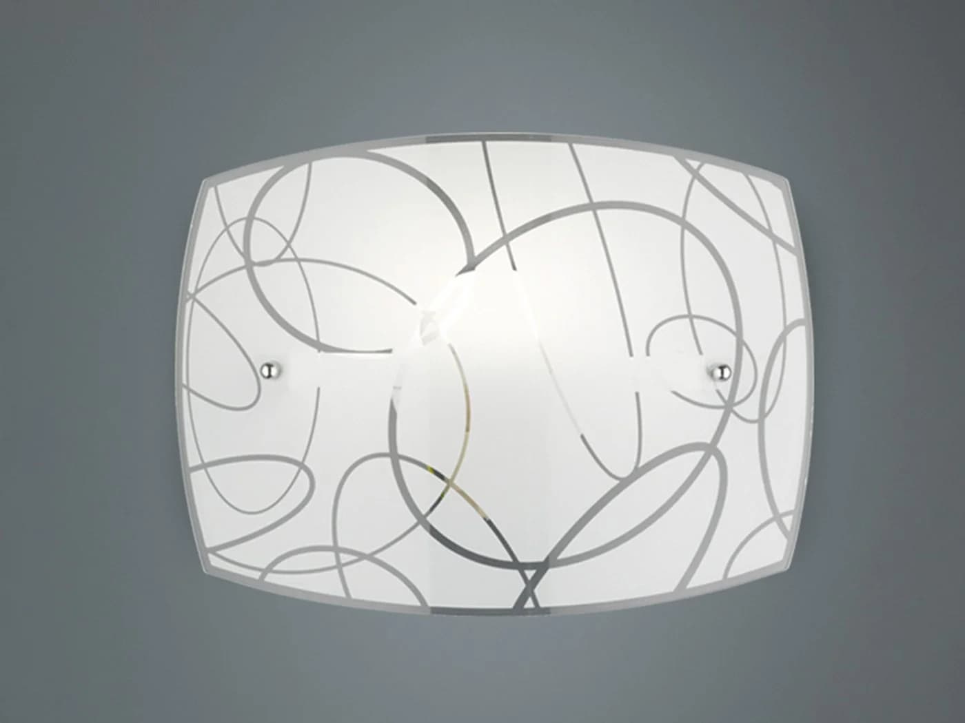 TRIO Leuchten LED Wandleuchte Opal-Glas Weiß Silber - Bild 3