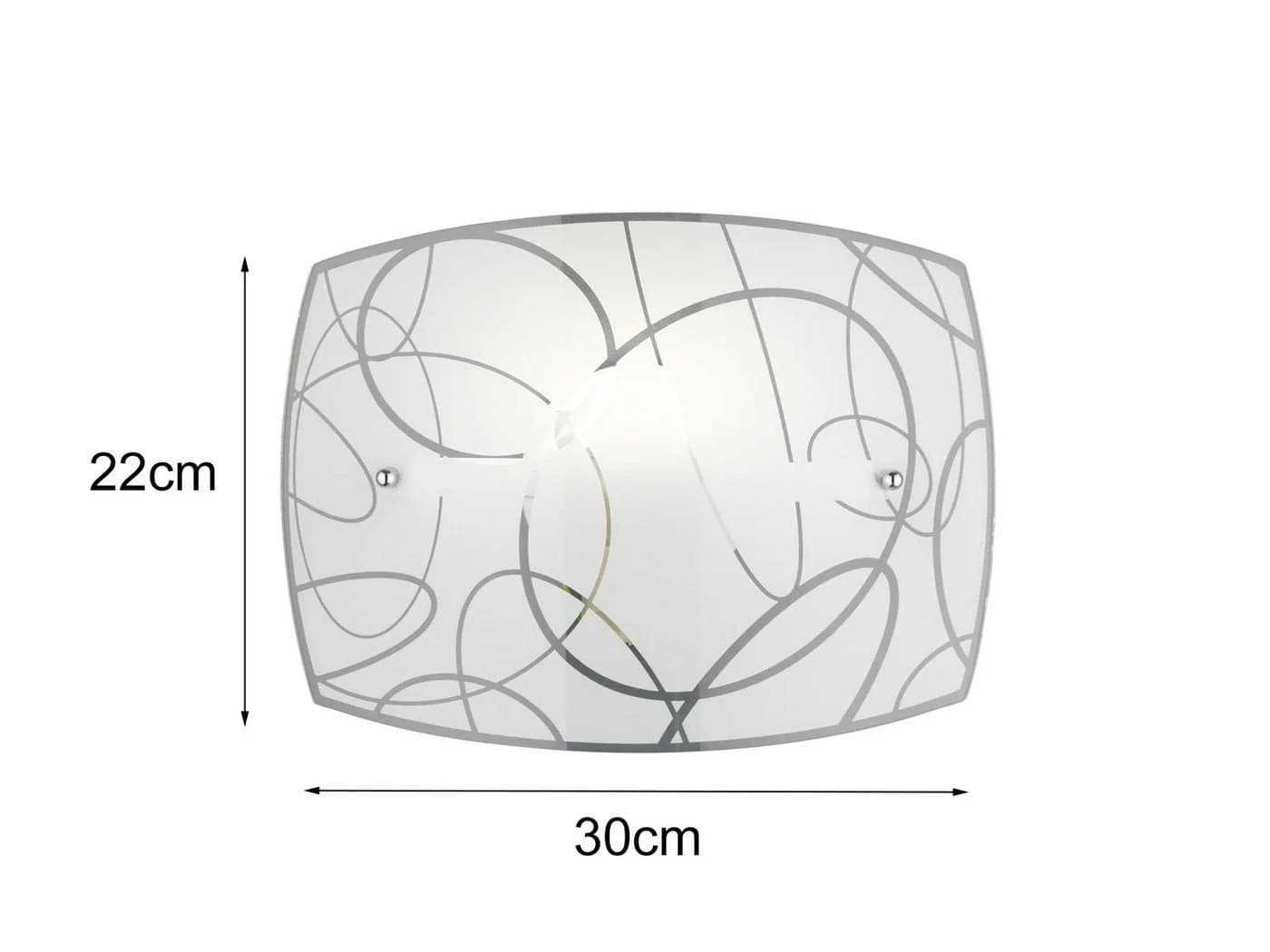 TRIO Leuchten LED Wandleuchte Opal-Glas Weiß Silber - Bild 4