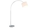TRIO Leuchten LED Bogenlampe höhenverstellbar Weiß/Silber Dimmbar Bild 2