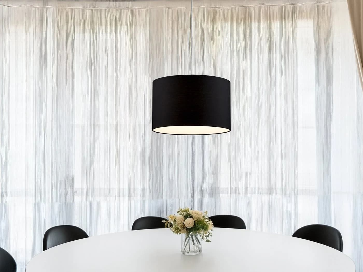 TRIO Leuchten LED Pendelleuchte Schwarz Dimmbar E27 - Bild 5