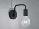TRIO Leuchten LED Wandleuchte Schwarz Industrial mit Schalter Bild 3