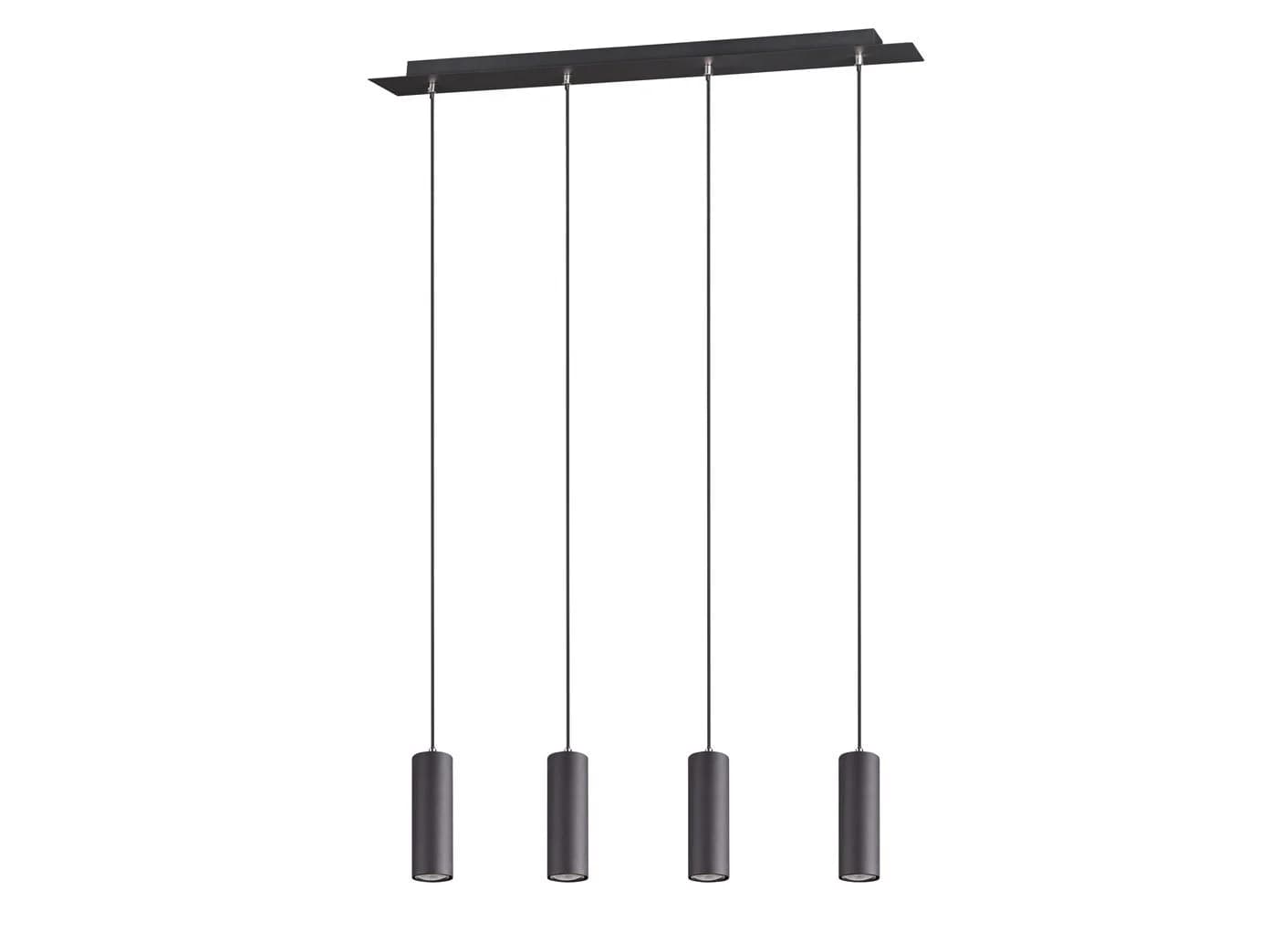 TRIO Leuchten LED Pendelleuchte Schwarz Matt Dimmbar - Bild 2