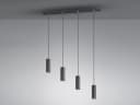 TRIO Leuchten LED Pendelleuchte Schwarz Matt Dimmbar Bild 3